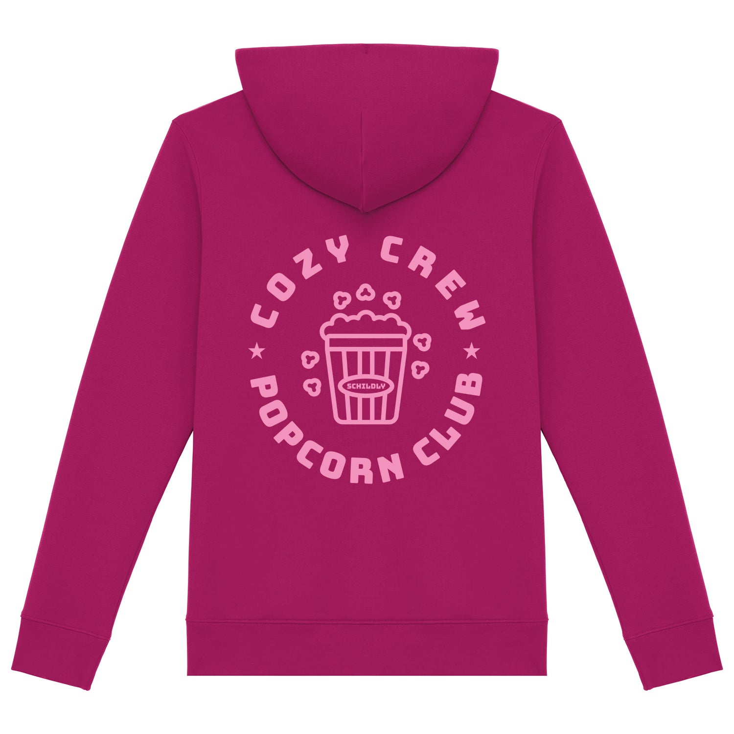 Cozy Crew Popcorn Club Hoodie cherry purple/rosa