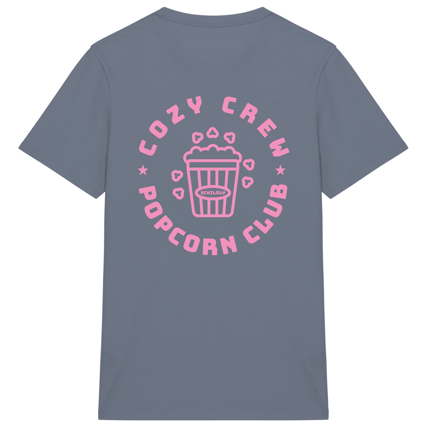 Cozy Crew Popcorn Club Shirt mineral grey
