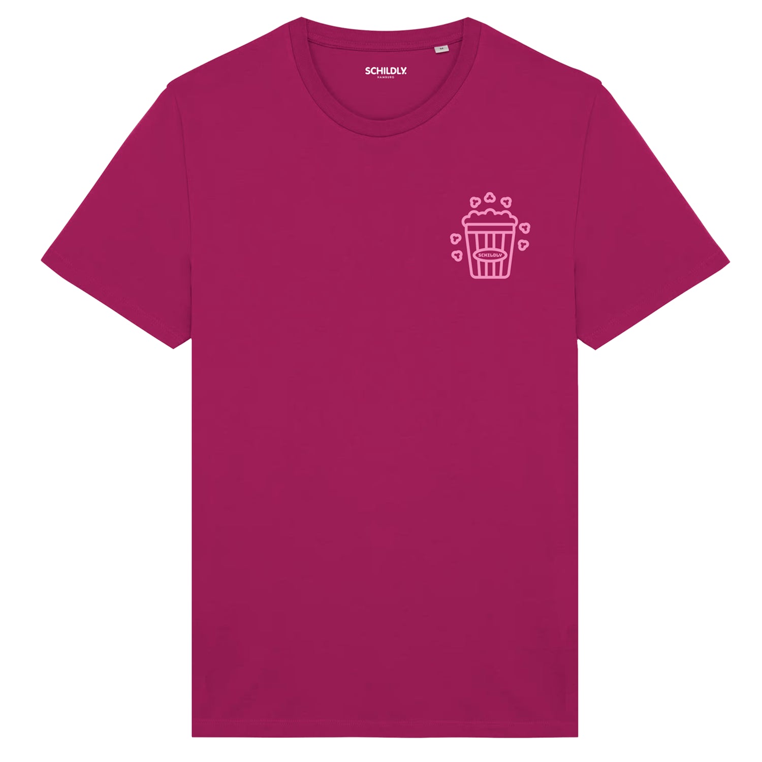 Cozy Crew Popcorn Club Shirt cherry purple