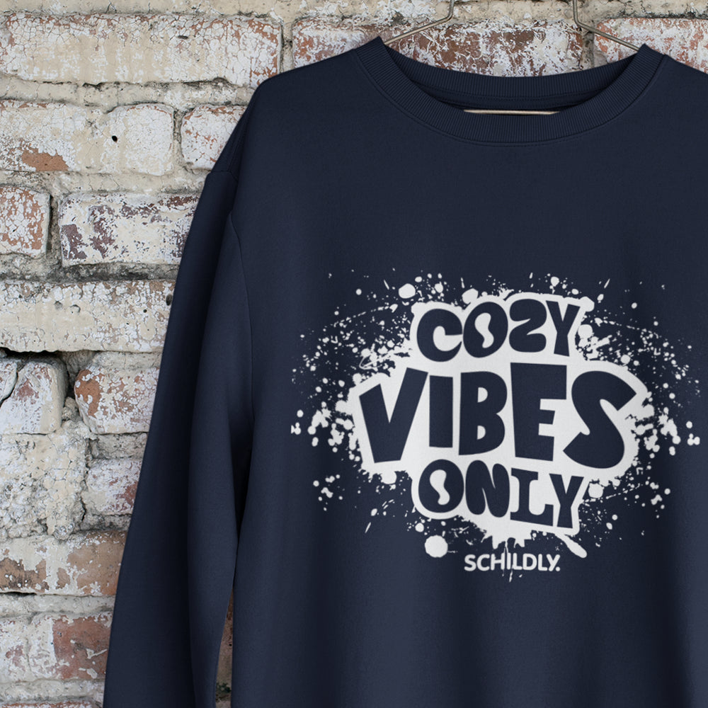 Cozy Vibes Oversized-Sweater navy blue