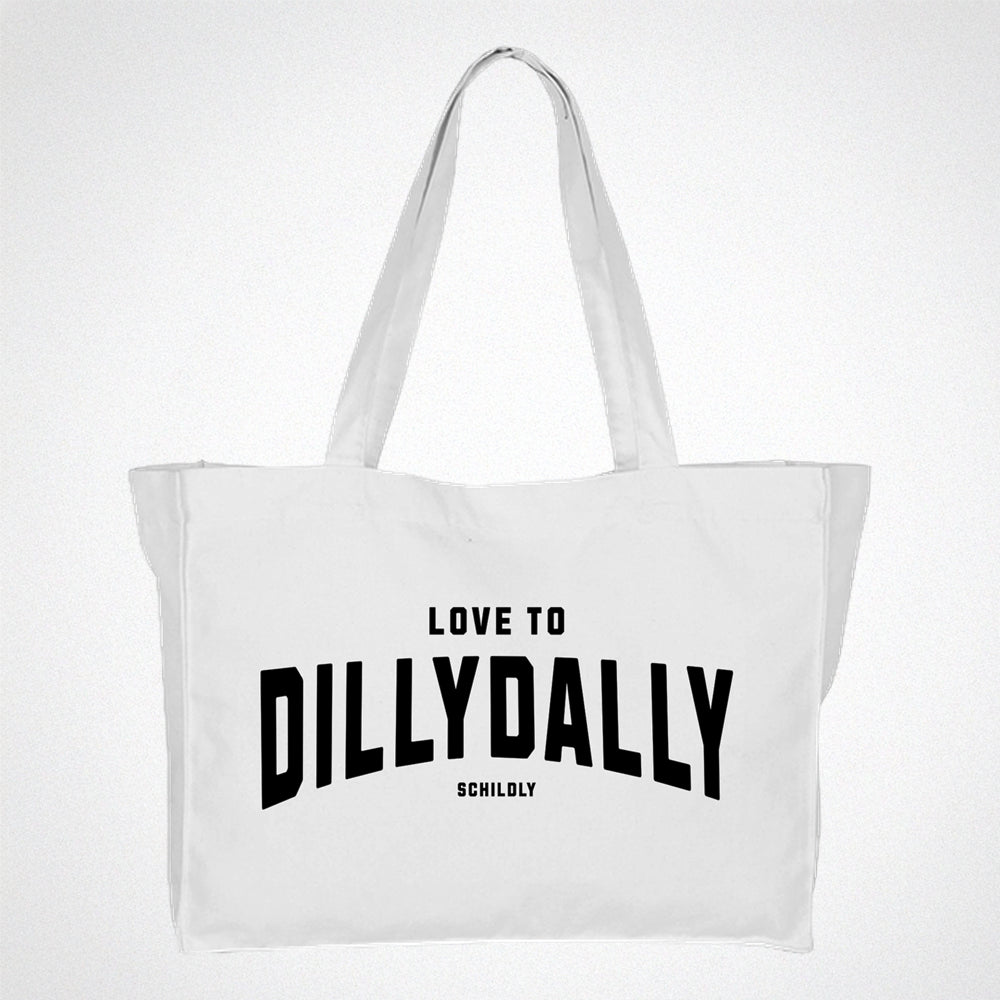 Shopper Dillydally XXL Aware white/black