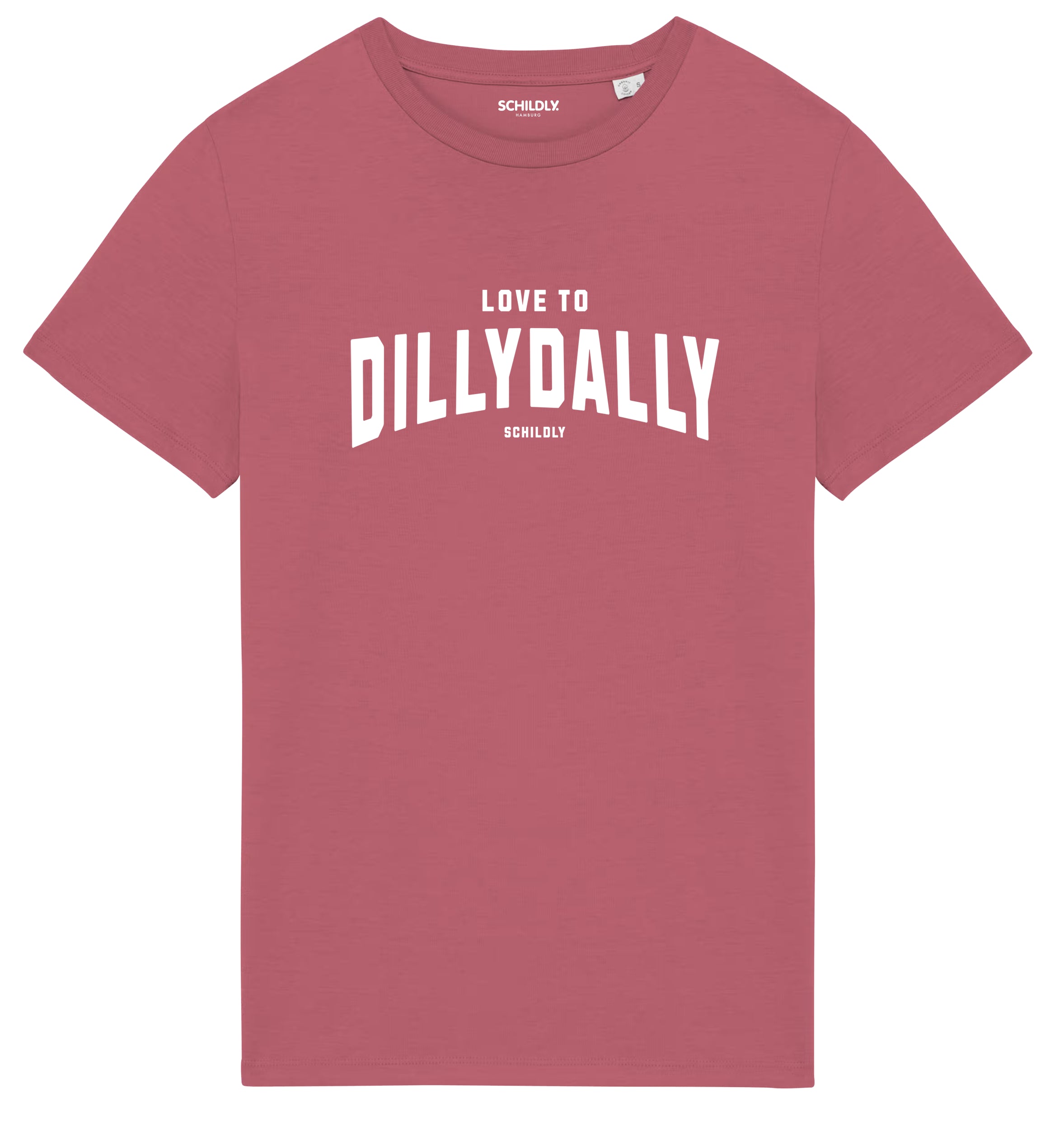 Dillydally Shirt antique rose/white