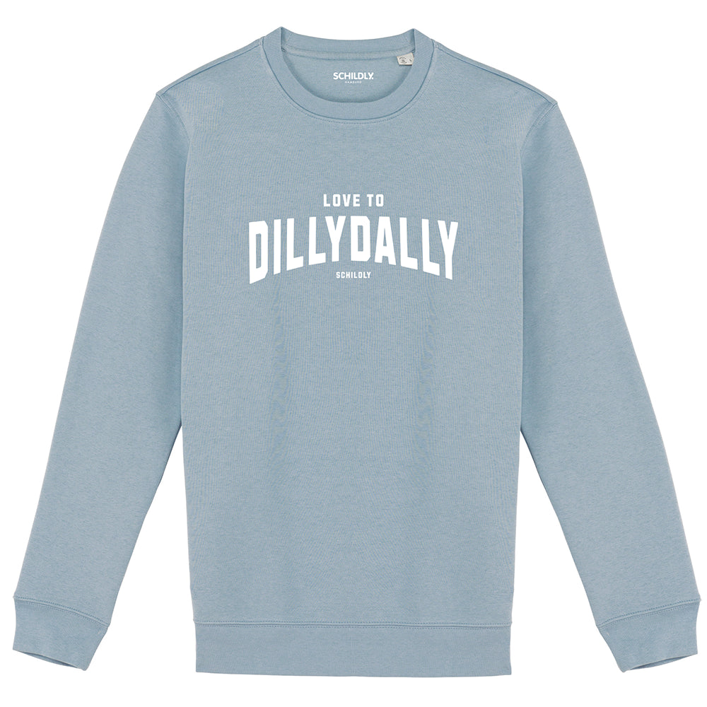 Dillydally Sweater aquamarine/white