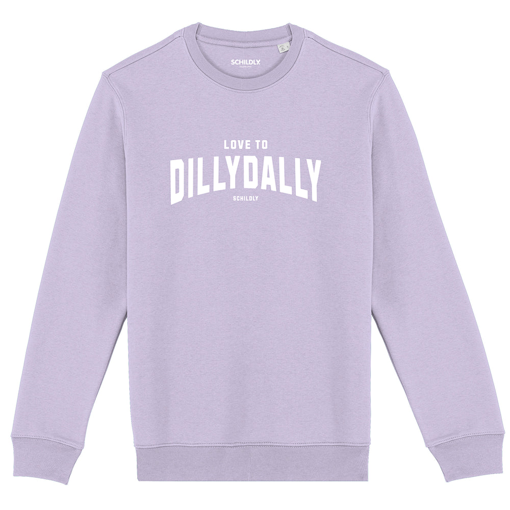 Dillydally Sweater lila/white