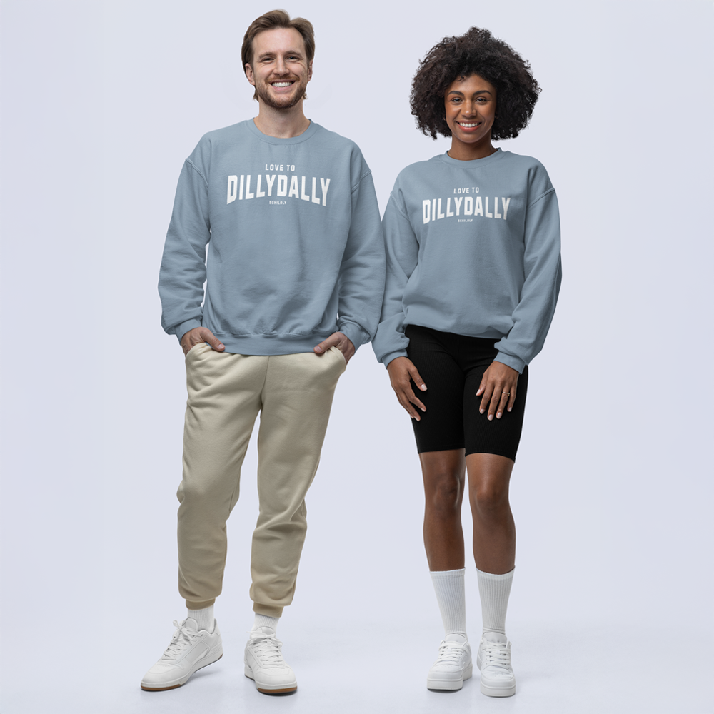 Dillydally Sweater aquamarine/white