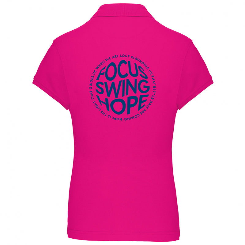 Golf Poloshirt Damen "Hope" pink