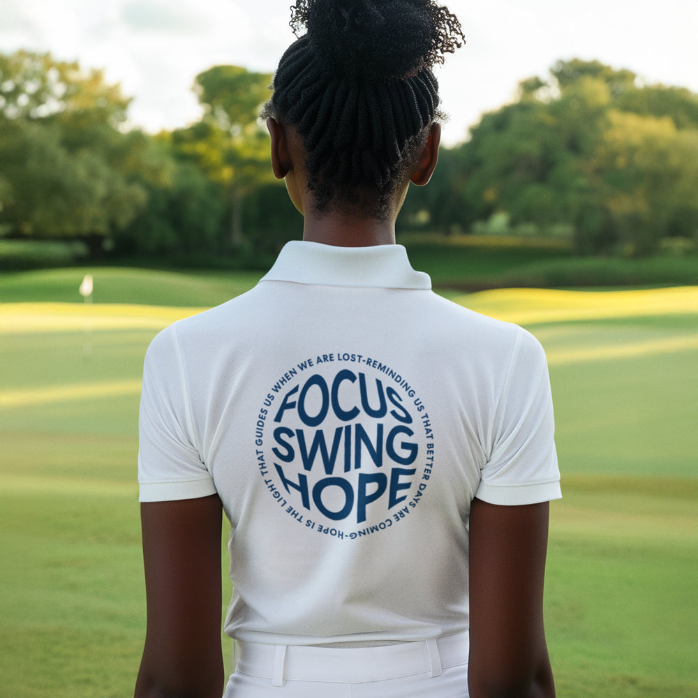 Golf Poloshirt Damen "Hope" white