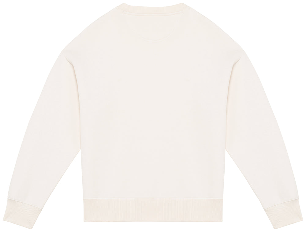 More Love Please Oversized-Sweater ivory