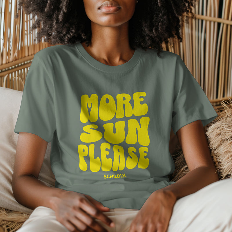 More Sun Please Shirt moss green