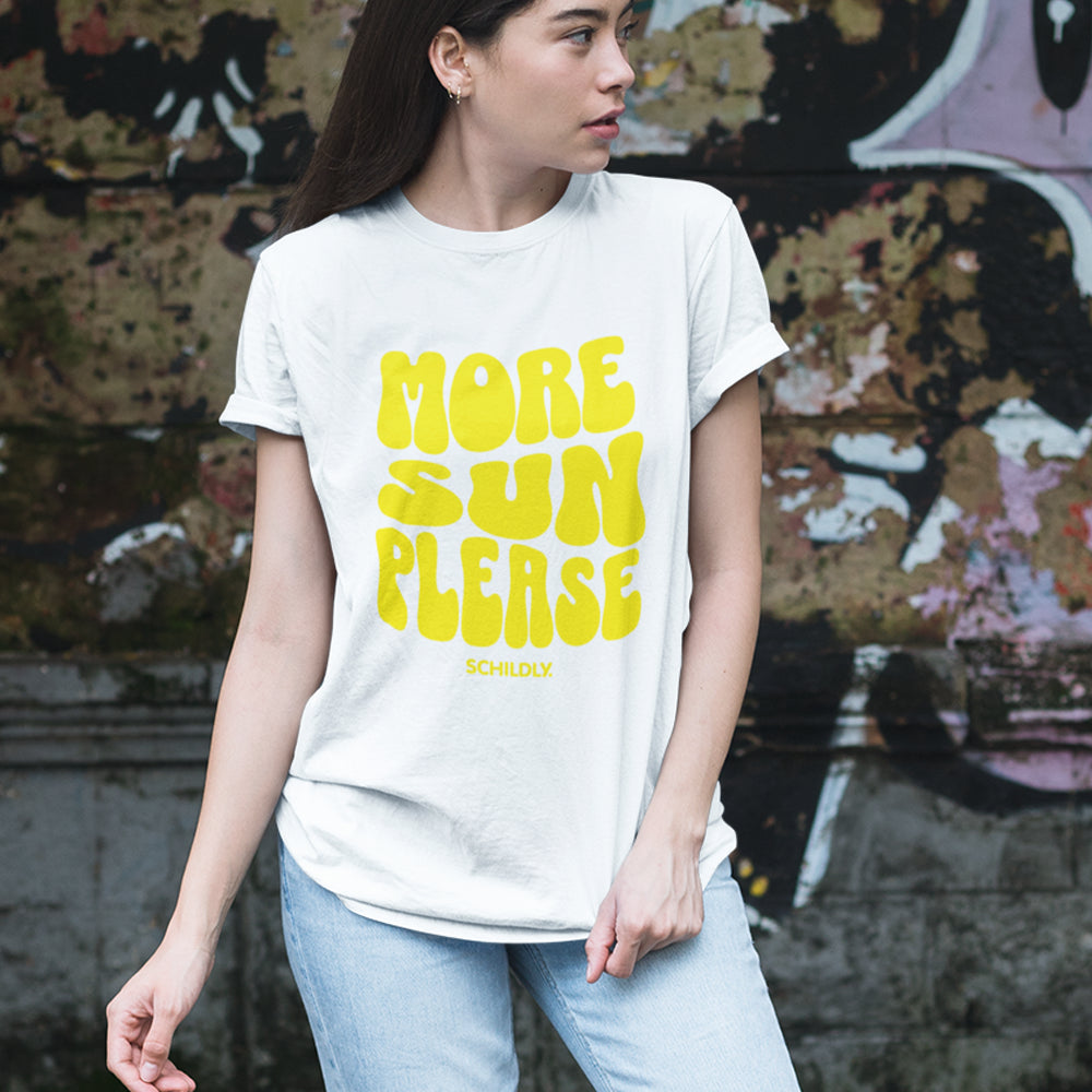 More Sun Please Shirt white