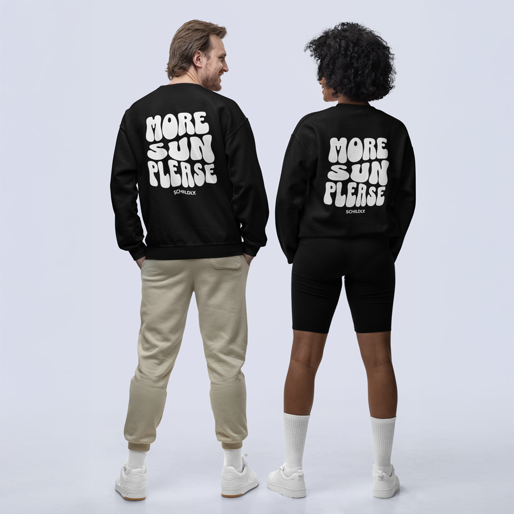 More Sun Please Sweater black