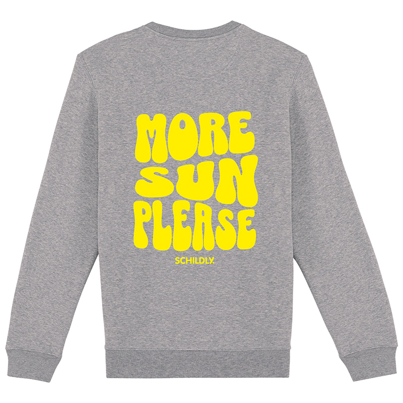 More Sun Please Sweater grey heather