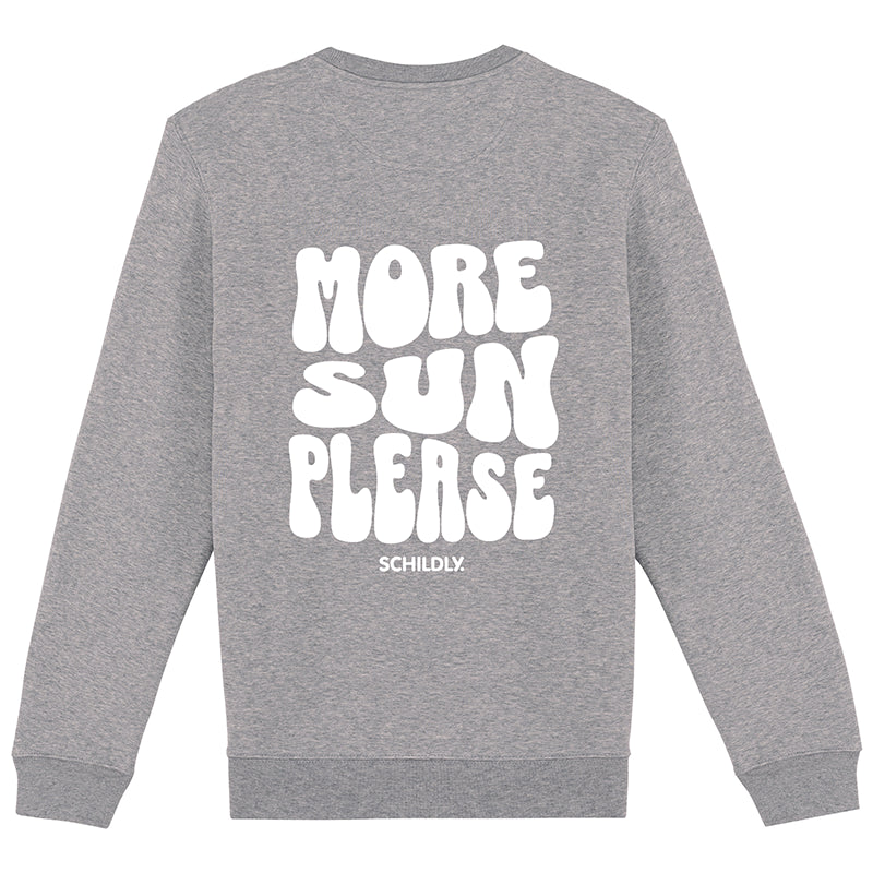 More Sun Please Sweater grey heather/white