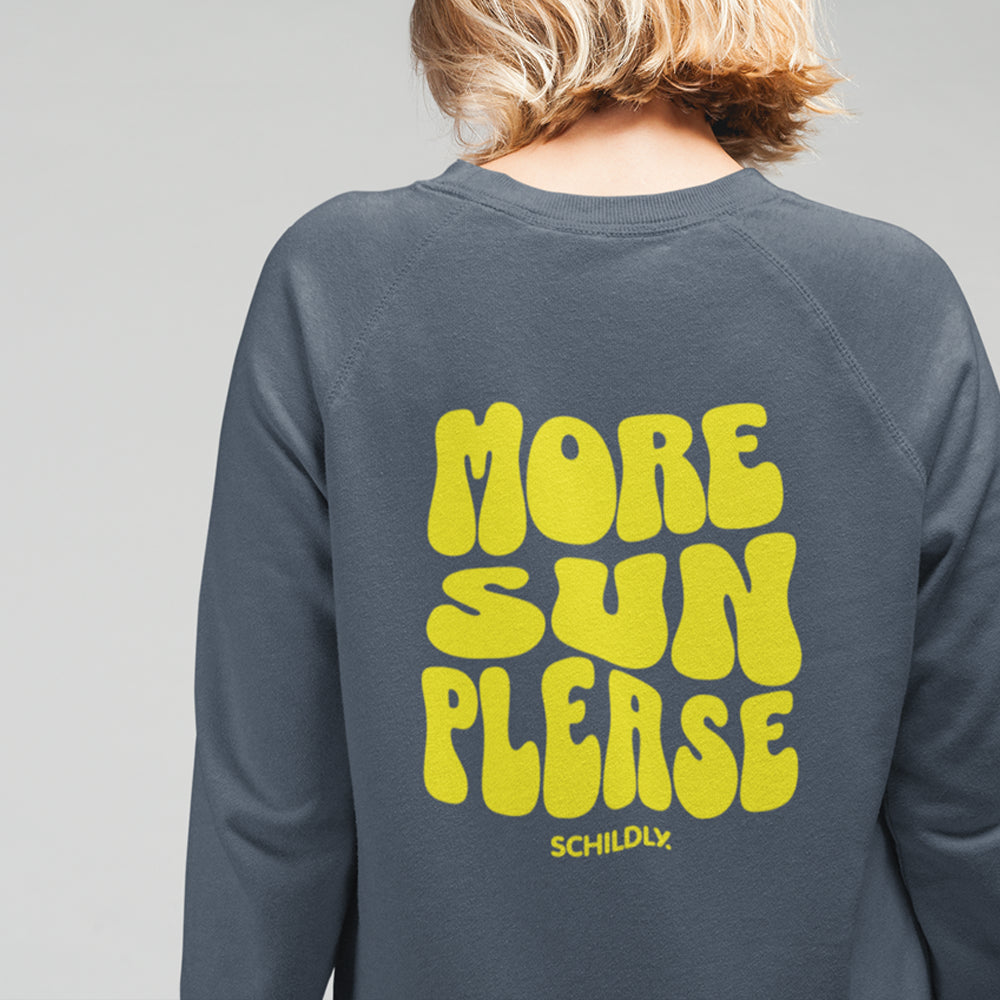 More Sun Please Sweater mineral grey