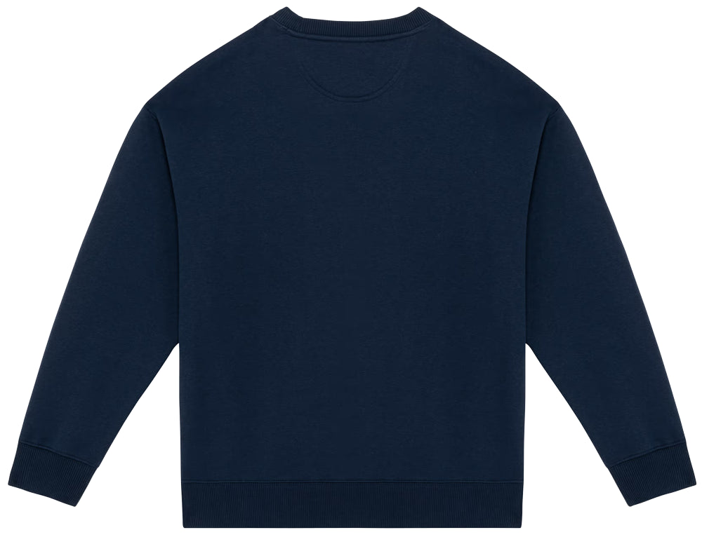 SCHILDLY Cozy Club Oversized-Sweater navy/white