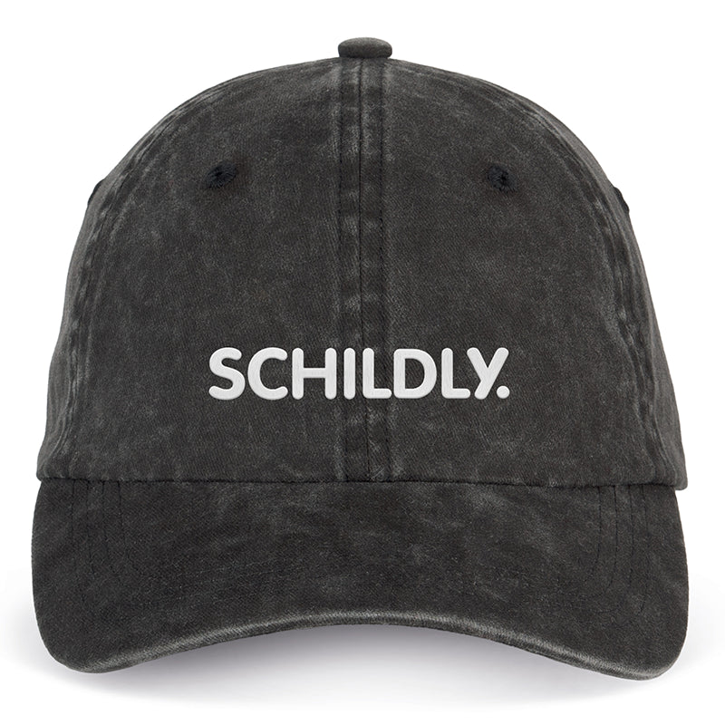 SCHILDLY LOGO Cap washed black