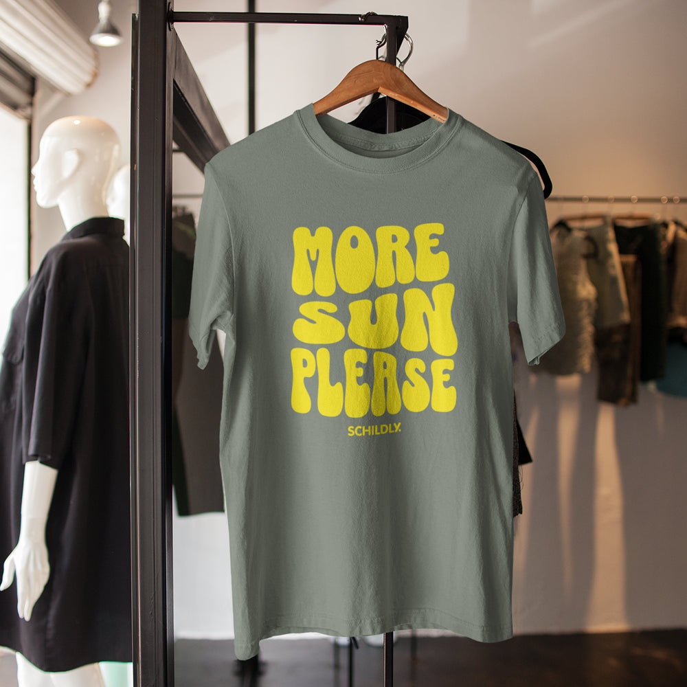 More Sun Please Shirt moss green