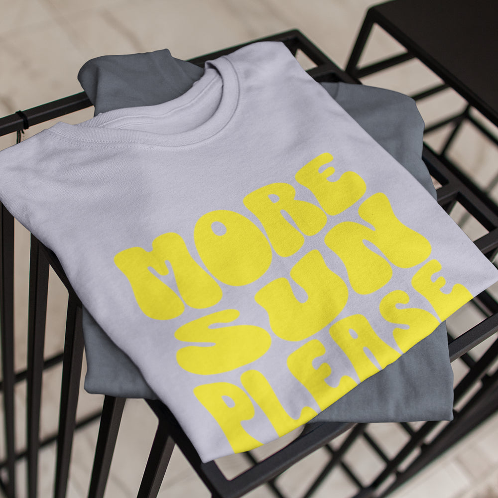 More Sun Please Shirt lila