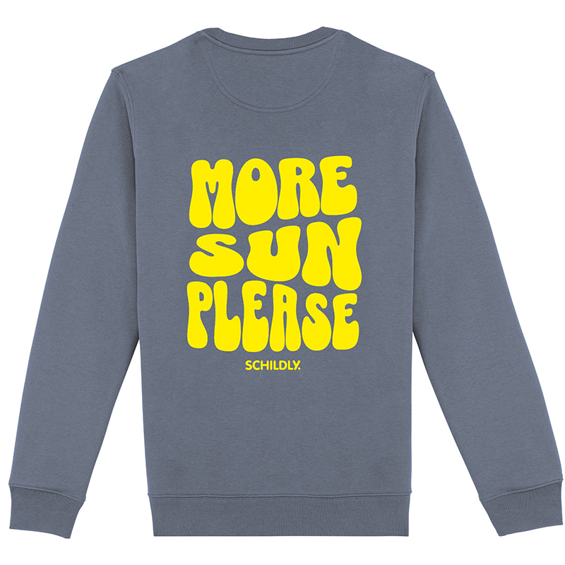 More Sun Please Sweater mineral grey
