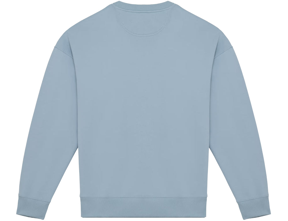 SCHILDLY Cozy Club Oversized-Sweater aquamarine/white